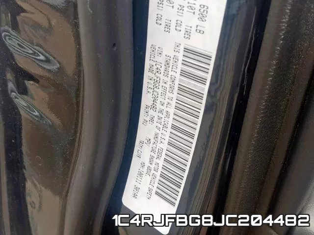 1C4RJFBG8JC204482 фото 2