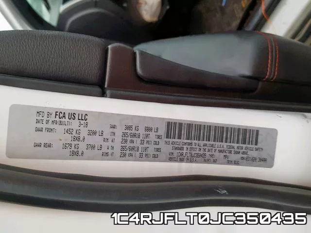 1C4RJFLT0JC350435 фото 2