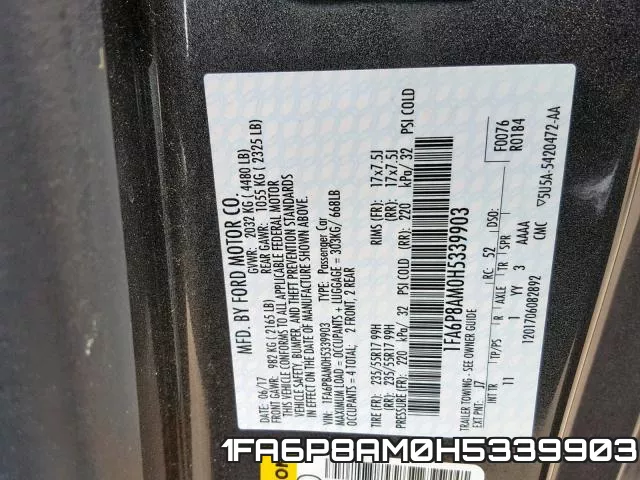 1FA6P8AM0H5339903 фото 2