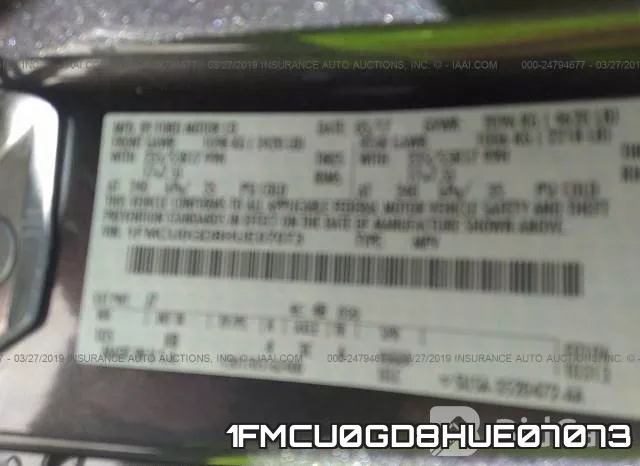 1FMCU0GD8HUE07073 фото 10