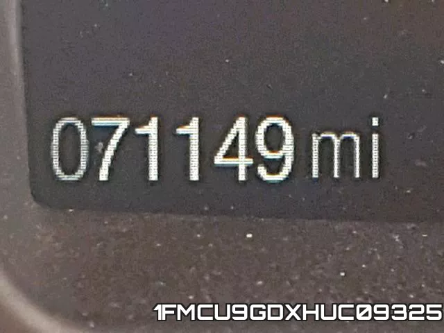 1FMCU9GDXHUC09325 фото 9