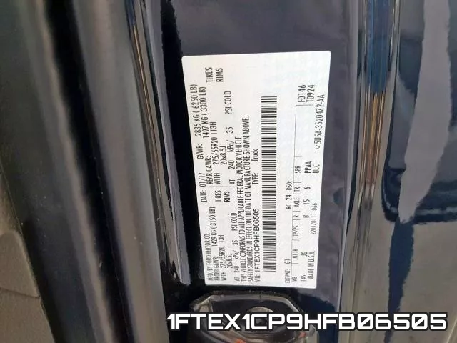 1FTEX1CP9HFB06505 фото 2