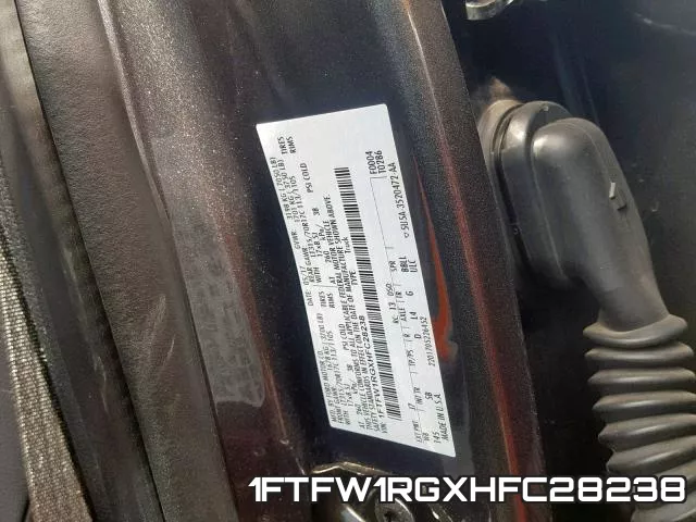 1FTFW1RGXHFC28238 фото 2
