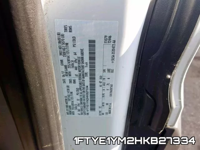 1FTYE1YM2HKB27334 фото 2