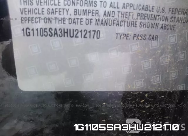 1G1105SA3HU212170 фото 10