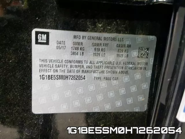 1G1BE5SM0H7262054 фото 2