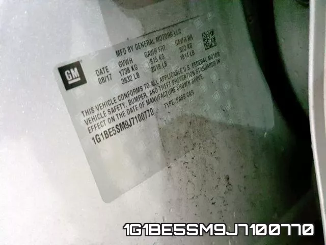 1G1BE5SM9J7100770 фото 2