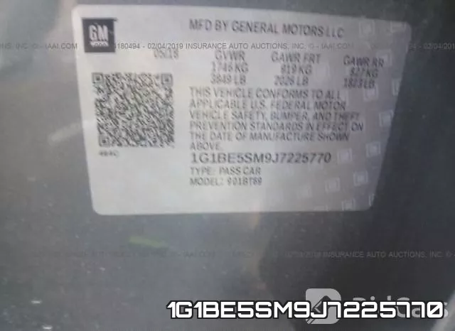 1G1BE5SM9J7225770 фото 10
