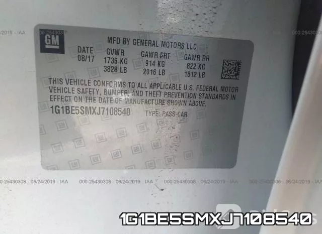 1G1BE5SMXJ7108540 фото 10
