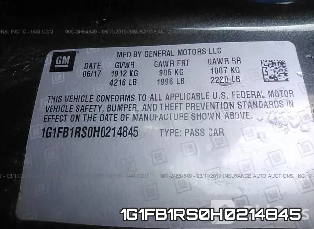 1G1FB1RS0H0214845 фото 10