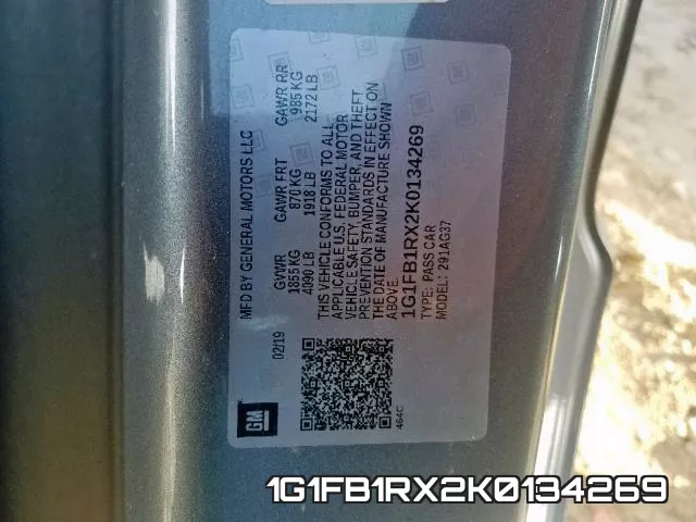 1G1FB1RX2K0134269 фото 2
