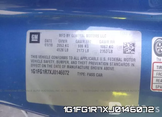 1G1FG1R7XJ0146072 фото 10
