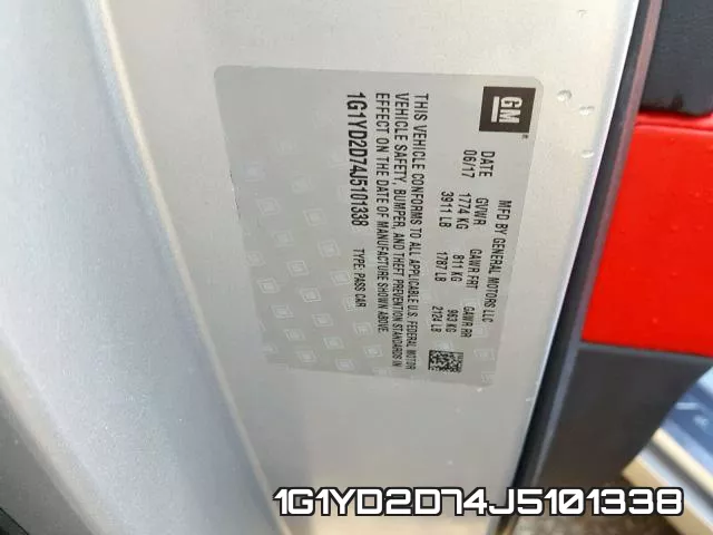 1G1YD2D74J5101338 фото 2
