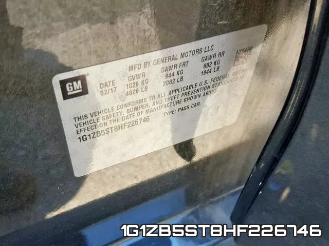 1G1ZB5ST8HF226746 фото 2