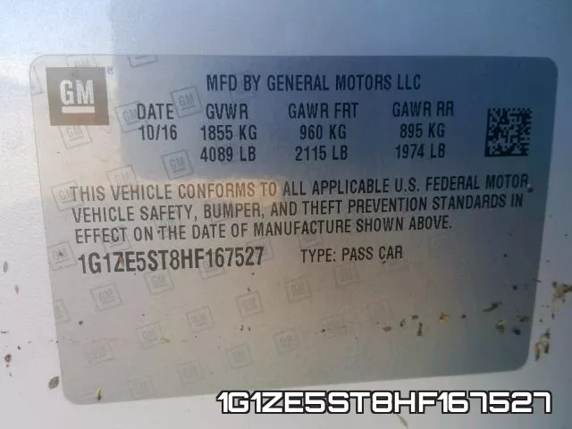 1G1ZE5ST8HF167527 фото 2