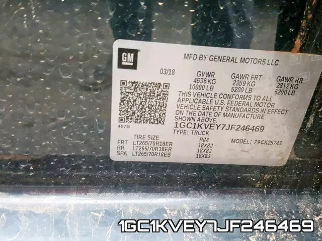 1GC1KVEY7JF246469 фото 2