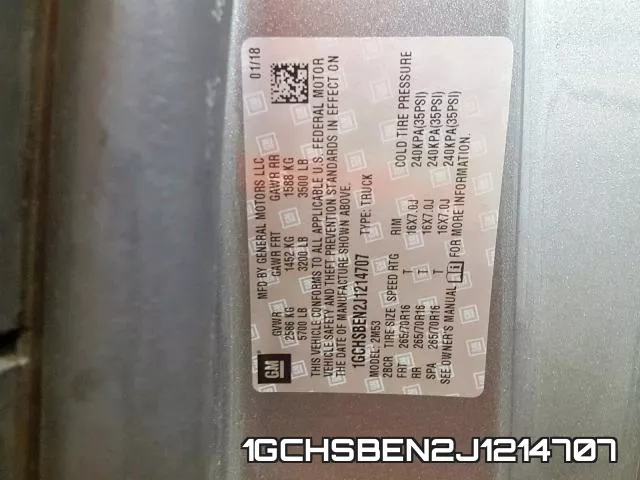 1GCHSBEN2J1214707 фото 2
