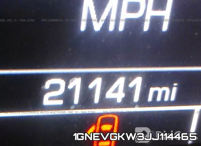 1GNEVGKW3JJ114465 фото 8