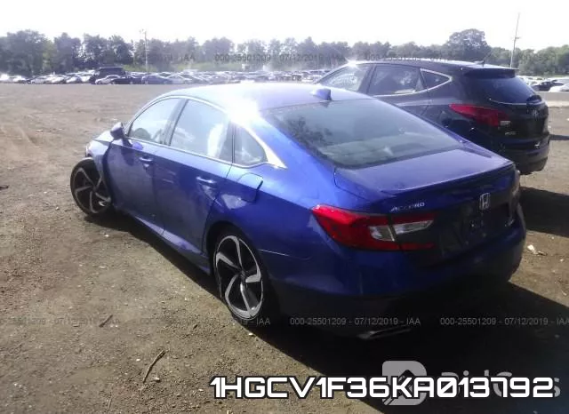 1HGCV1F36KA013792 фото 4