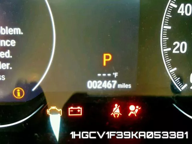 1HGCV1F39KA053381 фото 9