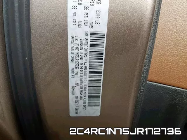 2C4RC1N75JR172736 фото 2