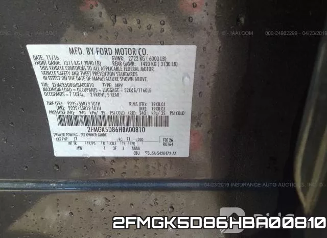 2FMGK5D86HBA00810 фото 10