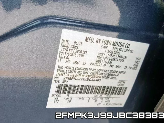 2FMPK3J99JBC38383 фото 2