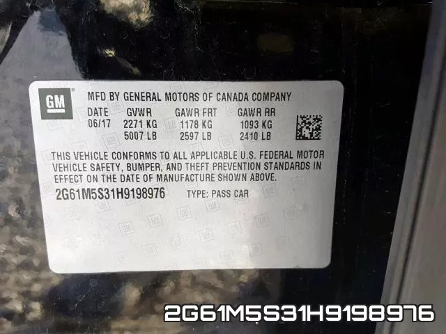 2G61M5S31H9198976 фото 2