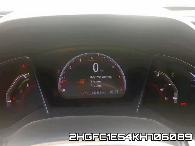 2HGFC1E54KH706089 фото 9