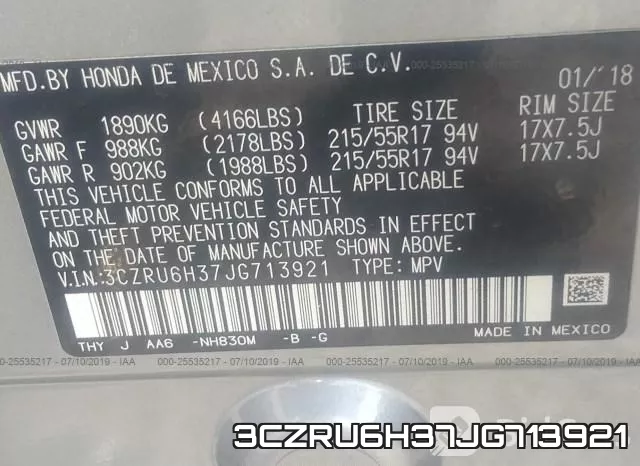3CZRU6H37JG713921 фото 10