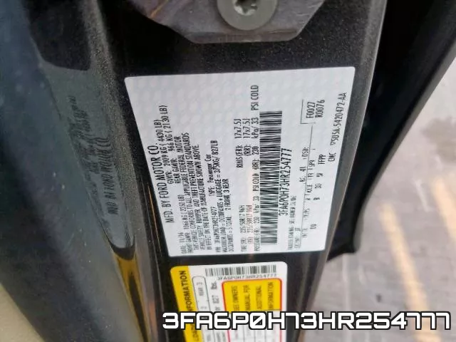 3FA6P0H73HR254777 фото 2