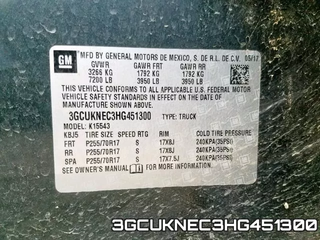 3GCUKNEC3HG451300 фото 2