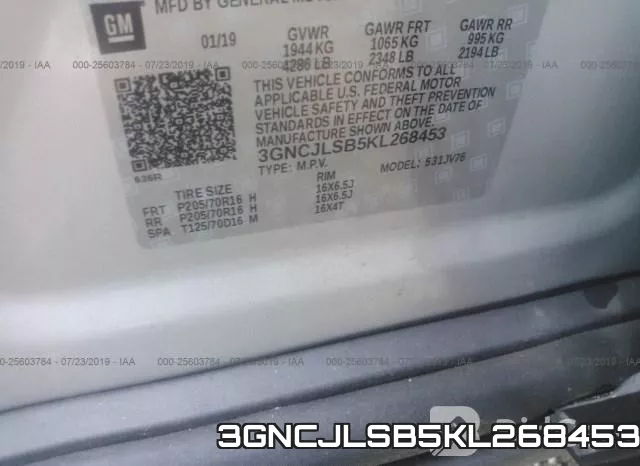 3GNCJLSB5KL268453 фото 10