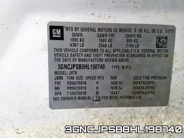 3GNCJPSB8HL198740 фото 2