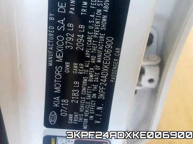 3KPF24ADXKE006900 фото 2