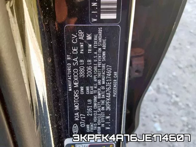 3KPFK4A76JE174607 фото 2