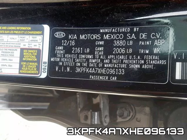 3KPFK4A7XHE096133 фото 2