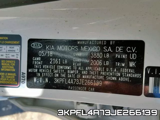 3KPFL4A73JE266139 фото 2