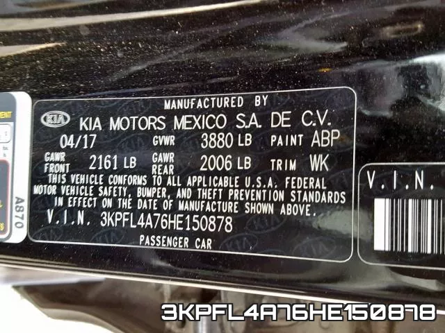 3KPFL4A76HE150878 фото 2