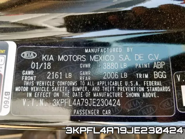 3KPFL4A79JE230424 фото 2