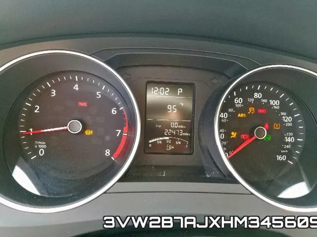 3VW2B7AJXHM345609 фото 9