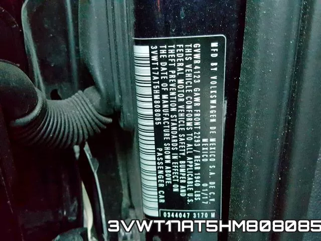 3VWT17AT5HM808085 фото 2