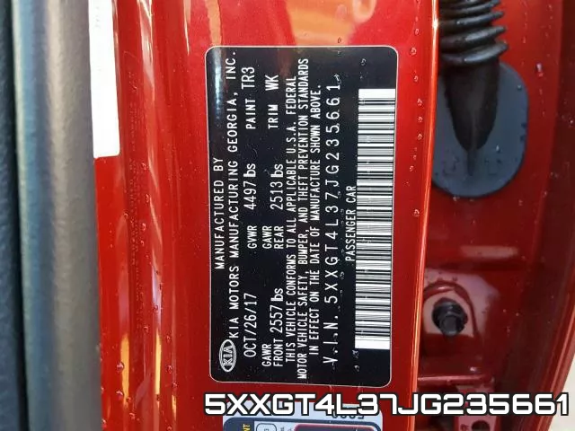5XXGT4L37JG235661 фото 2