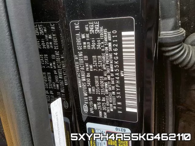 5XYPH4A55KG462110 фото 2