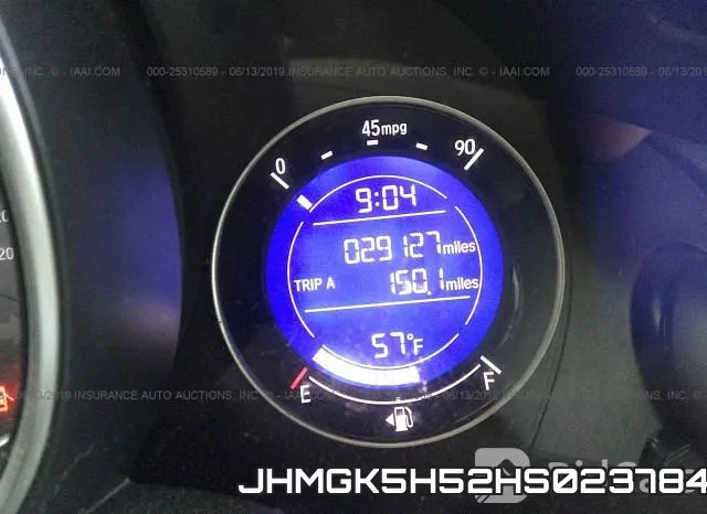 JHMGK5H52HS023784 фото 8