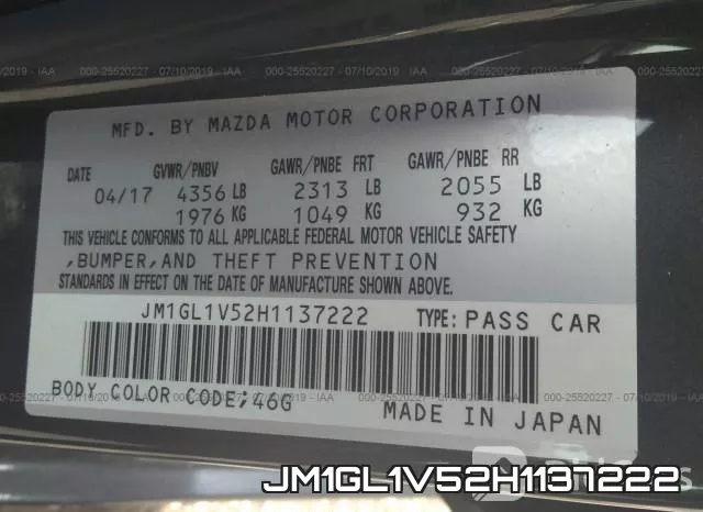 JM1GL1V52H1137222 фото 10