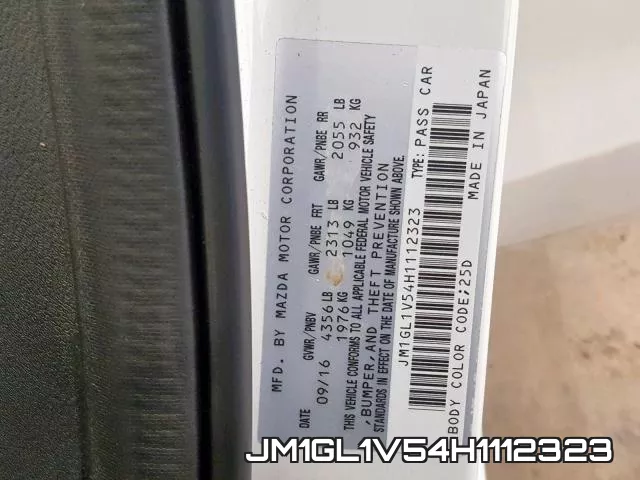JM1GL1V54H1112323 фото 2