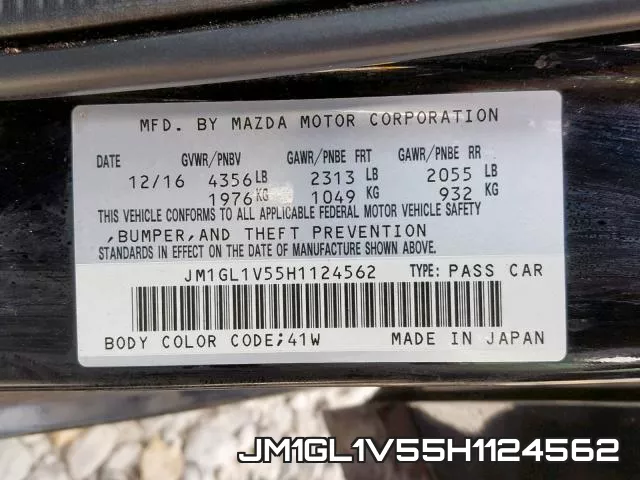 JM1GL1V55H1124562 фото 2