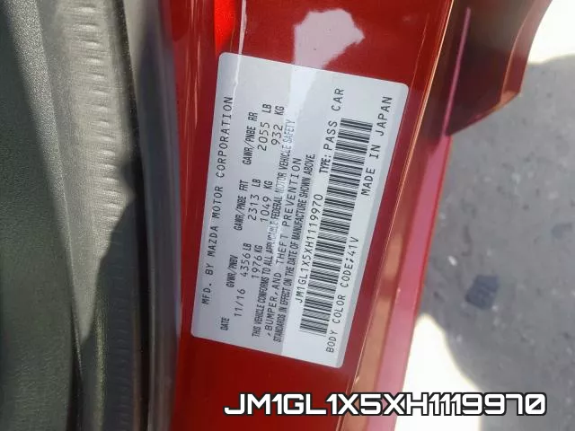 JM1GL1X5XH1119970 фото 2