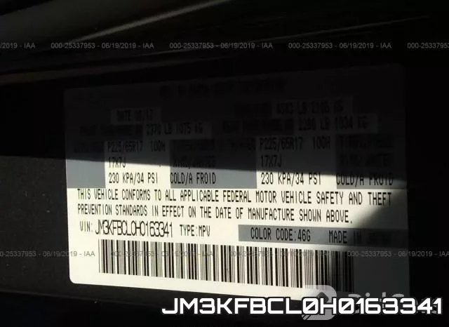 JM3KFBCL0H0163341 фото 10